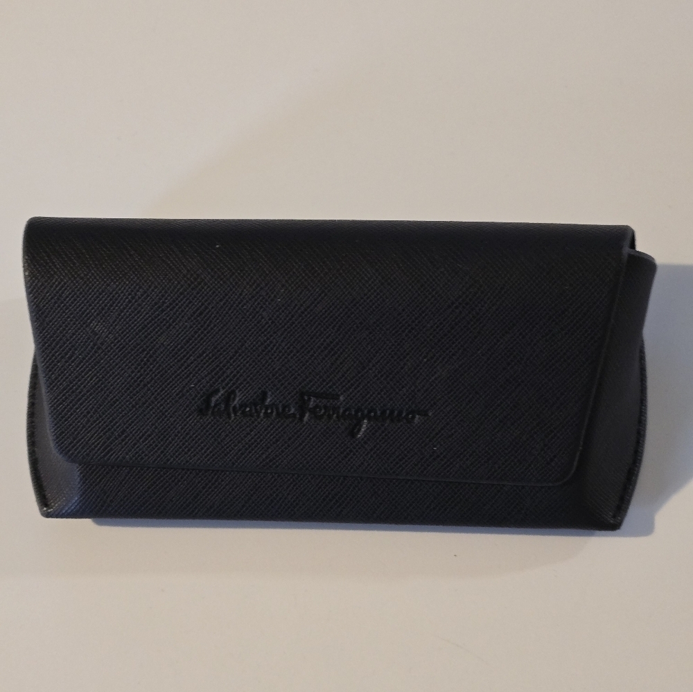 Salvatore Ferragamo glasses soft case color black